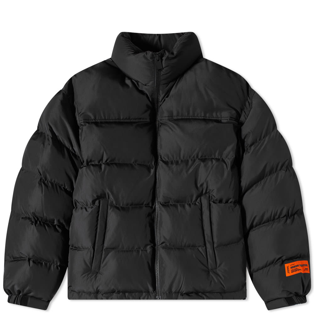 Puffer takki HERON PRESTON Ex-Ray Nylon Puffer Jacket Musta | HMED010F22FAB0011000, 0