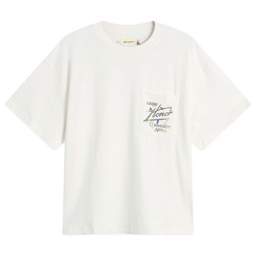T-paita Honor The Gift Community Arts T-Shirt Valkoinen | HTG250346-WHT
