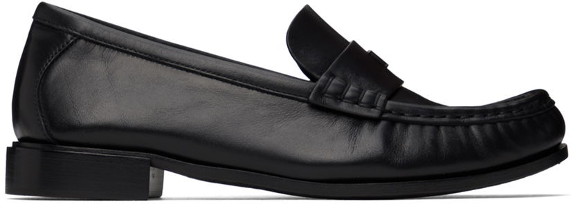Vaatteet Max Mara Max Mara Leather Loafers Musta | 2424526231600