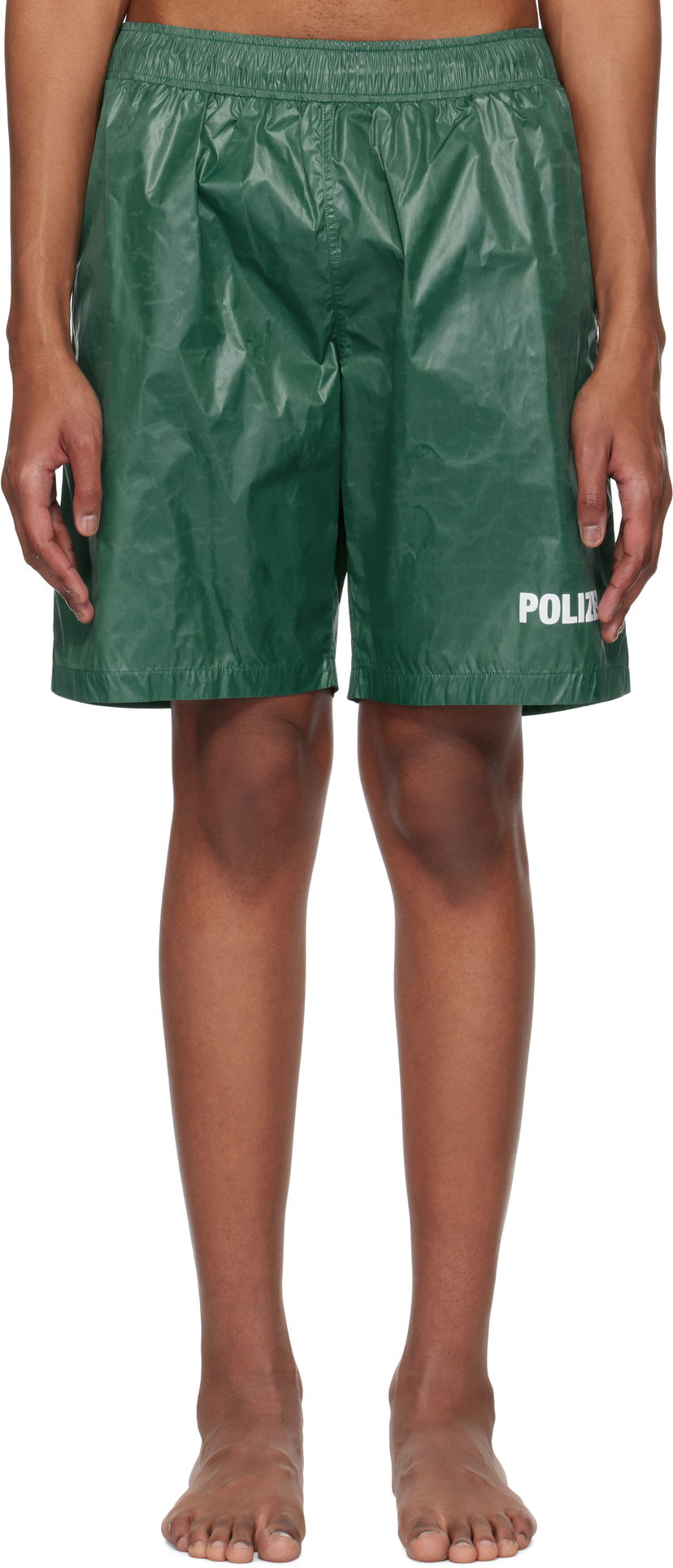 Uimapuvut VETEMENTS Vetements Polizei Swim Shorts Vihreä | MA66SW110E