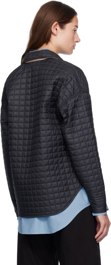 Puffer takki Moncler Moncler Quilted Overshirt Tummansininen | K20932F00011788RS, 2