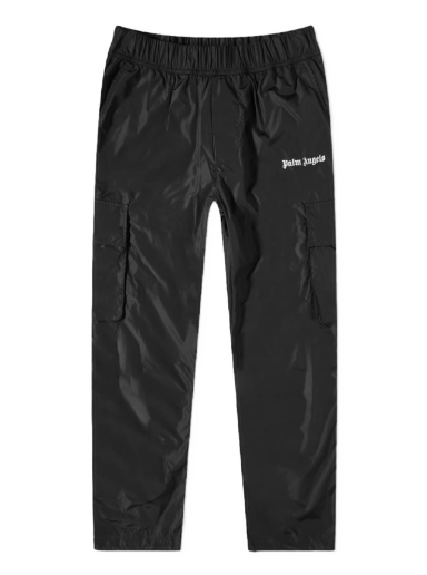 Verryttelyhousut Palm Angels Nylon Cargo Pant Musta | PMCF015S22FAB0011010