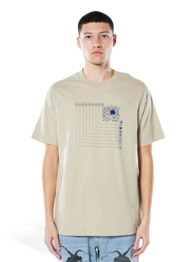 T-paita Pleasures Fertile Tee Beige | P22SP046-SAND