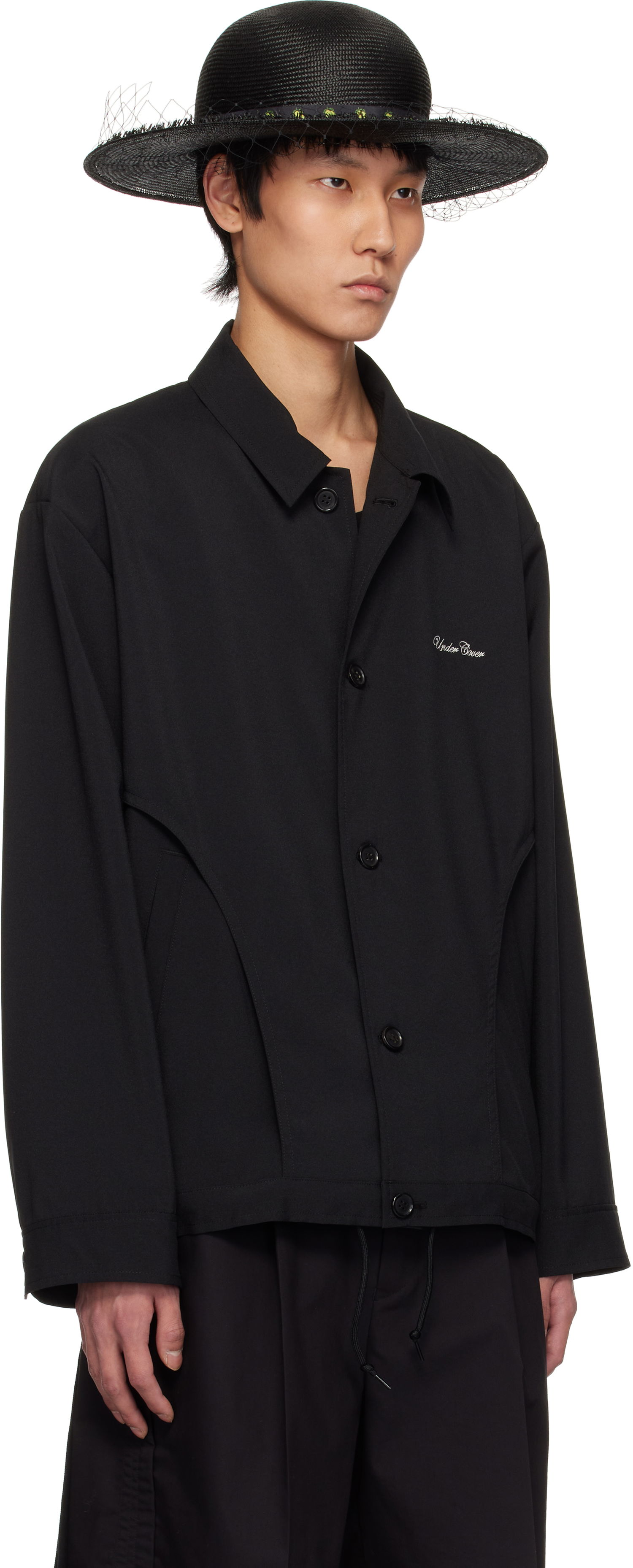 Hattu UNDERCOVER Undercover Nylon Coach Jacket Musta | UP1E4204-2, 1