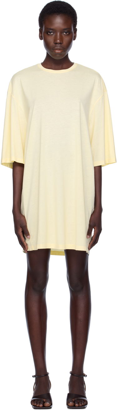Mekko TOTEME TOTEME Relaxed Tee Minidress Keltainen | 253-WRT0594-FB0419, 0