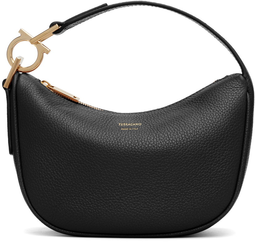 Olkalaukku FERRAGAMO Salvatore Ferragamo North-South XS Shoulder Bag Musta | 785984
