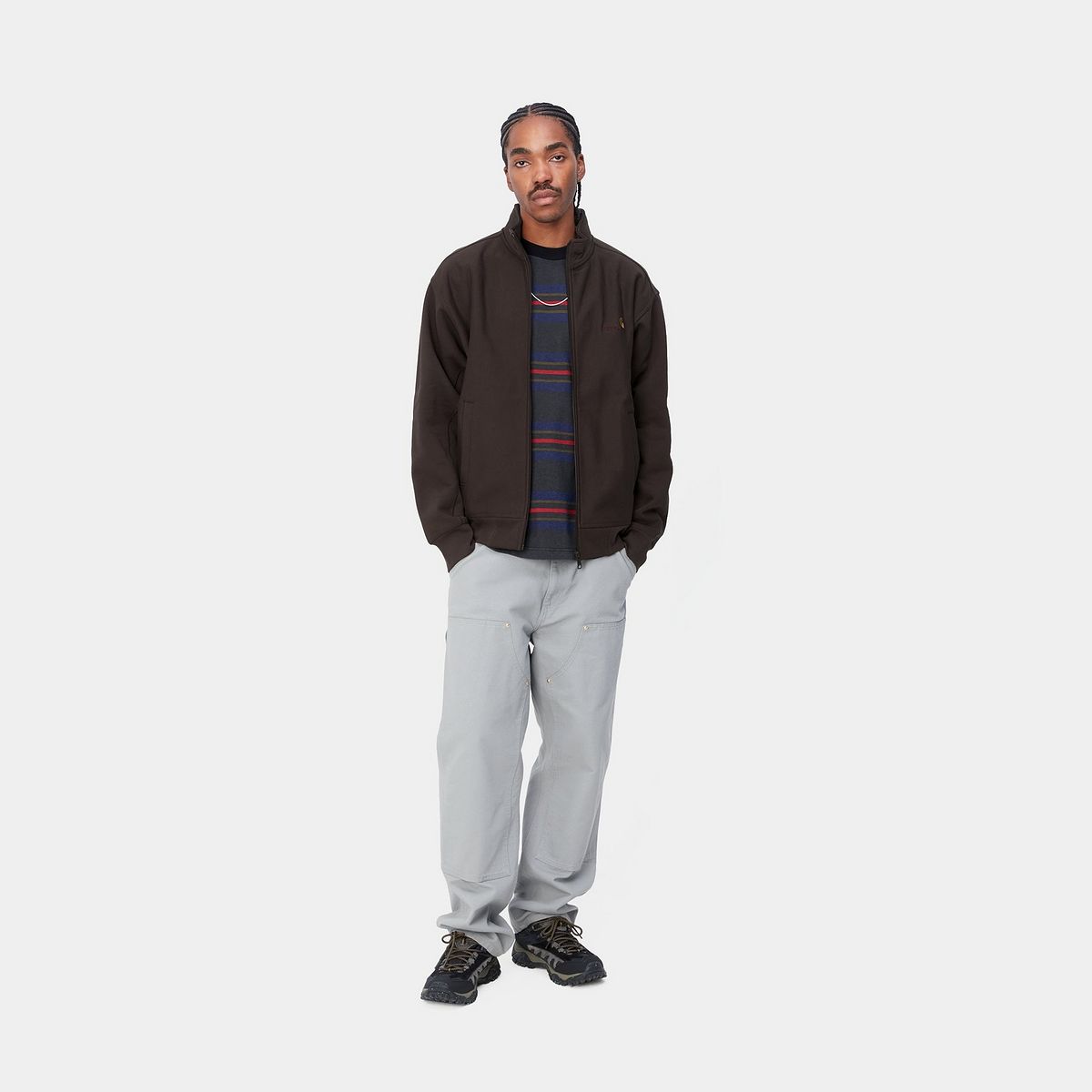 Takki Carhartt WIP American Script Jacket "Buckeye" Ruskea | I031686_BV_XX, 1