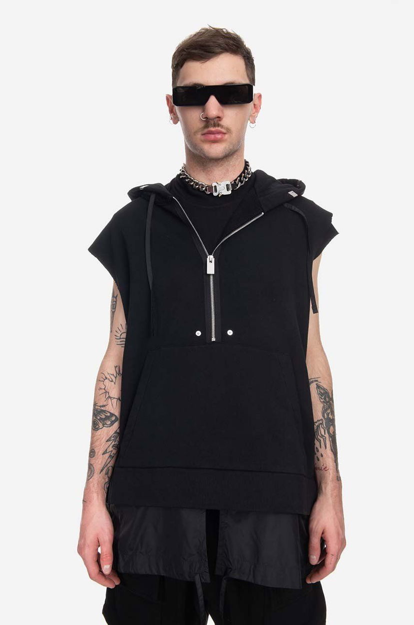 Huppari 1017 ALYX 9SM Sleeveless Hoodie Musta | AAMSH0203FA01
