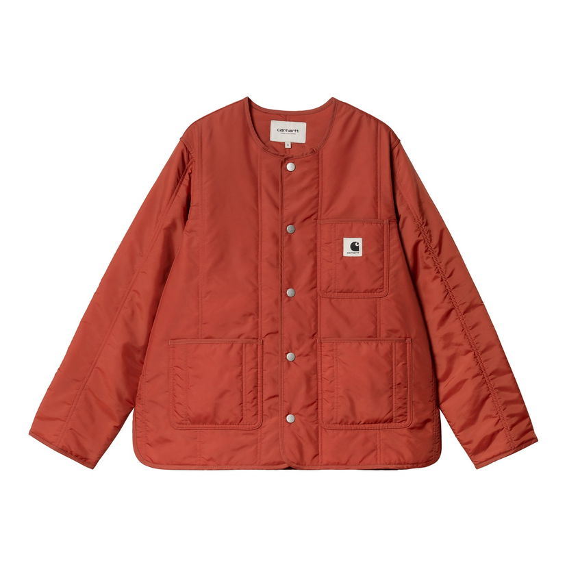 Liivi Carhartt WIP Kyla Quilted Button-Up Liner Jacket Punainen | I034388_9