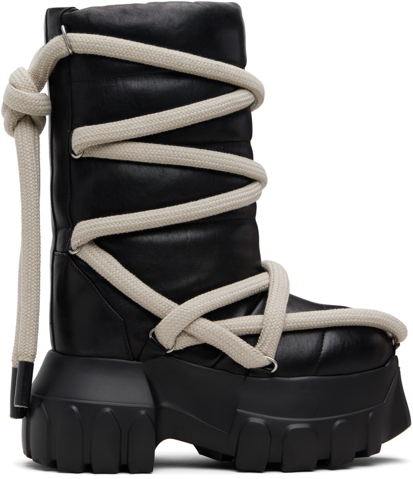 Tennarit ja kengät Rick Owens Concordians Lunar Mega Tractor Boots Musta | RP02E4862 LGYPW3