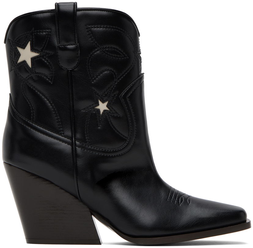 Tennarit ja kengät Stella McCartney Alter Mat Star Western Boots Musta | 810260E00122