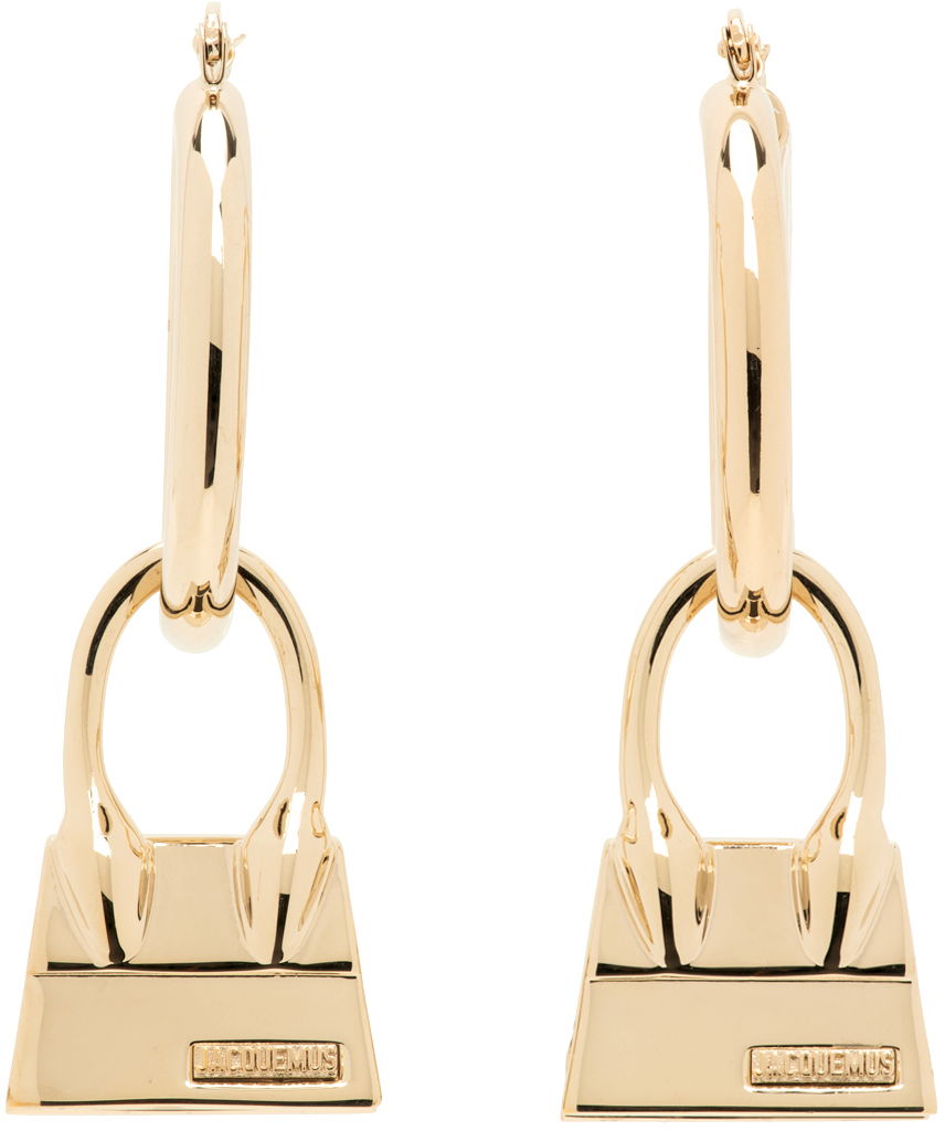 Korvakorut Jacquemus Le Papier 'Les Creoles Chiquito' Earrings "Gold" Metallinen | 21E213JW001-5800, 0
