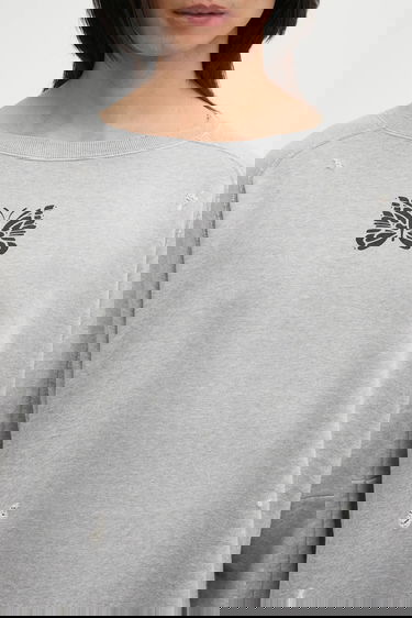 Huppari Needles Needles Deconstructed Sweatshirt Harmaa | RW336, 3