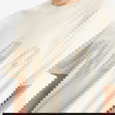 T-paita Represent Clo Represent Rep Applique T-Shirt Beige | MLM41210-30, 5