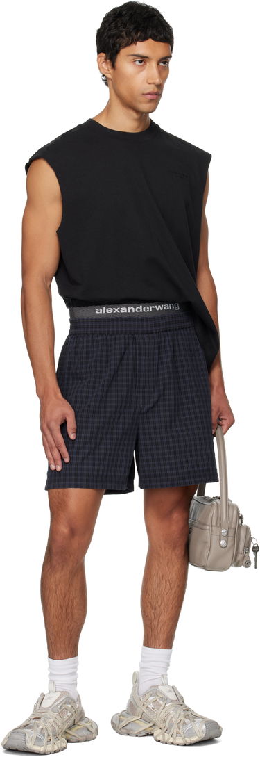 Tankkitoppi Alexander Wang Alexander Wang Muscle Tank Top Tummansininen | 6CC3251105, 4