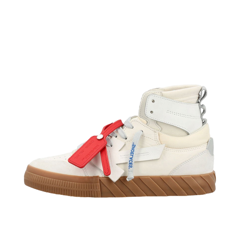Tennarit ja kengät Off-White Floating Arrow High Top Vulc White Cream Valkoinen | OMIA225F23LEA0010102