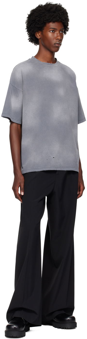 T-paita We11done We11done Distressed T-Shirt Harmaa | WD-TT2-24-742-U-CH, 3