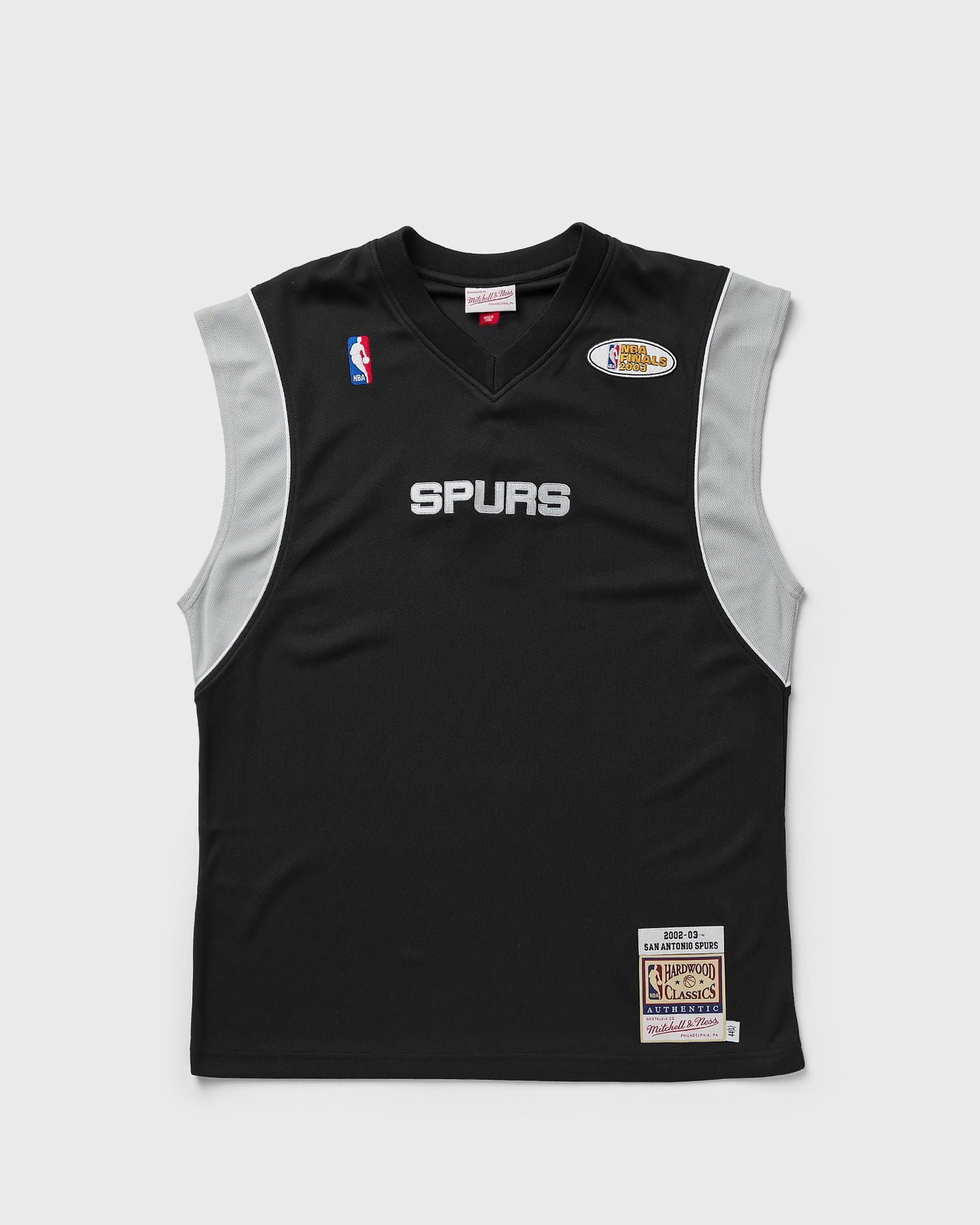 Jersey Mitchell & Ness NBA Authentic Shooting Shirt San Antonio Spurs 2002-03 Musta | ASSH4938-SAS02PPPBLCK, 0