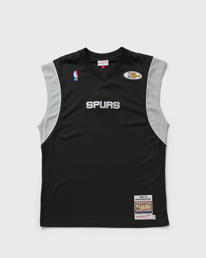 Jersey Mitchell & Ness NBA Authentic Shooting Shirt San Antonio Spurs 2002-03 Musta | ASSH4938-SAS02PPPBLCK