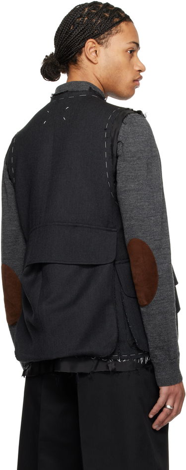 Liivi Maison Margiela Maison Margiela Wool Vest Musta | S50FB0109 S44578, 2