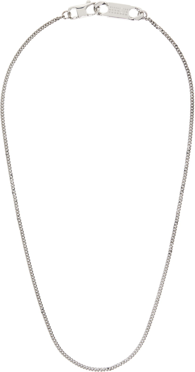 Kaulakoru Maison Margiela MM6 Maison Margiela Silver Mixed Chain Necklace Metallinen | SM6UU0081 P8371
