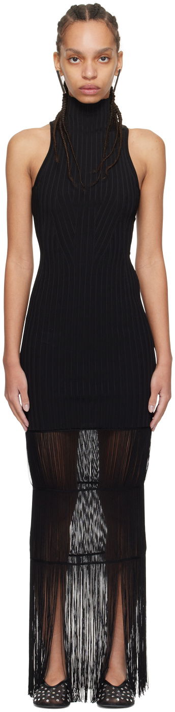 Mekko Khaite Midi Dress Musta | 9557429