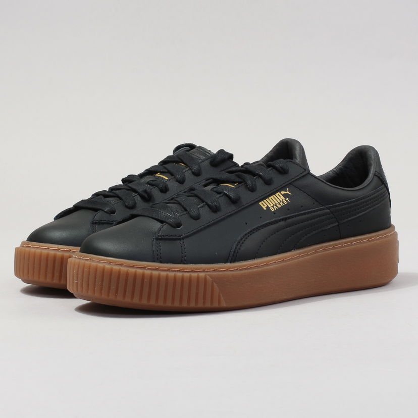 Tennarit ja kengät Puma Basket Platform Core black / black Musta | 364040 02