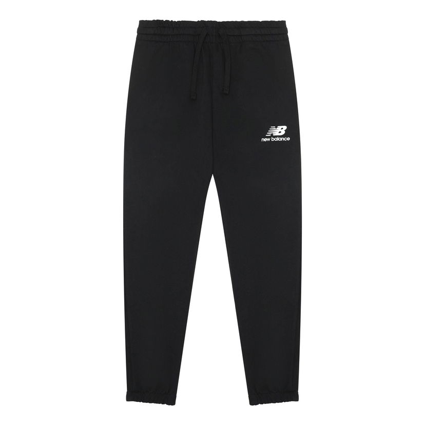 Verryttelyhousut New Balance Essentials Stacked Logo Sweatpants Musta | AMP31539-BK