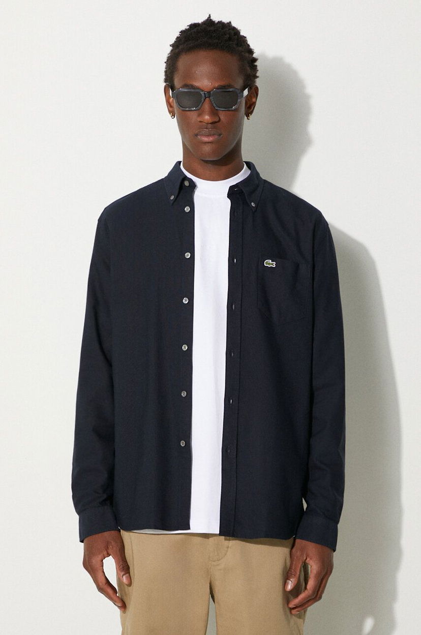 Paita Lacoste Shirt Button-Down Sininen | CH1911