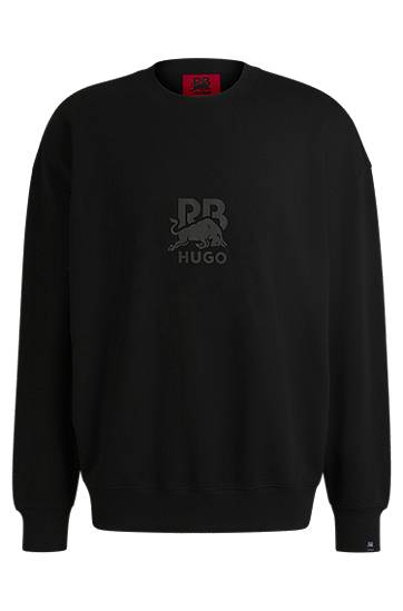 Villapaita BOSS HUGO x Red Bull Cotton-Terry Sweatshirt Musta | 50542806
