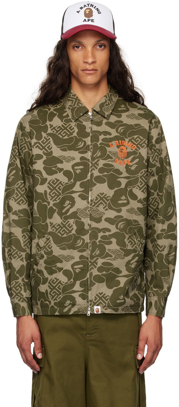 Takki BAPE BAPE Khaki Asia Camo Jacket Vihreä | 001LJK201004M