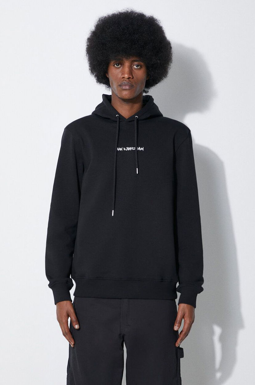 Huppari Han Kjøbenhavn Han Kjøbenhavn Graphic Hoodie Musta | M.133616