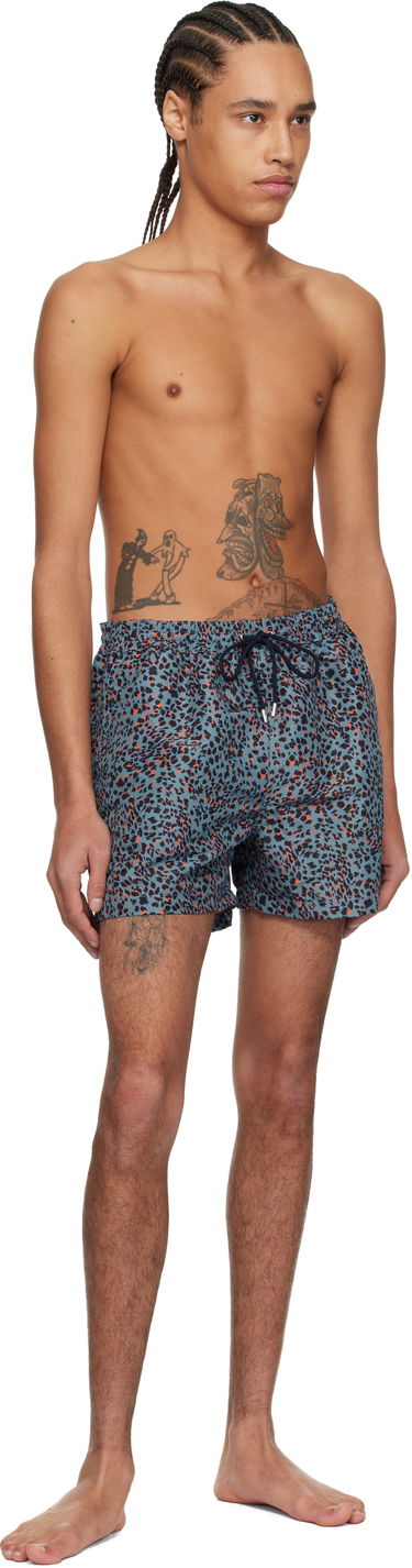 Uimapuvut Paul Smith Paul Smith Leopard Print Swim Shorts Sininen | M1A-239B-P41564-44, 3