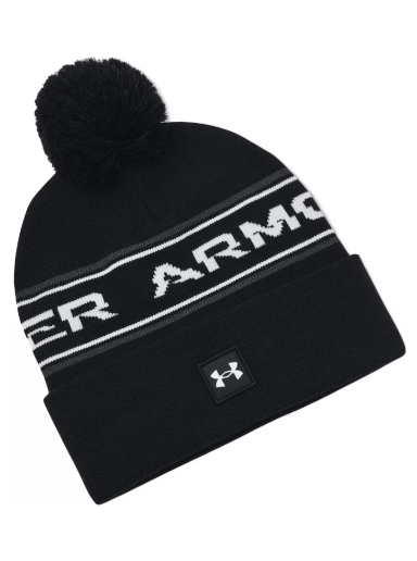 Pipo Under Armour Halftime Pom Beanie Musta | 1379985-001
