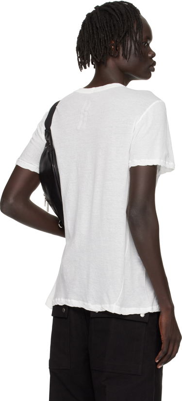 T-paita Rick Owens Rick Owens Concordians Short Level T-Shirt Valkoinen | RU02E1265 UC, 2