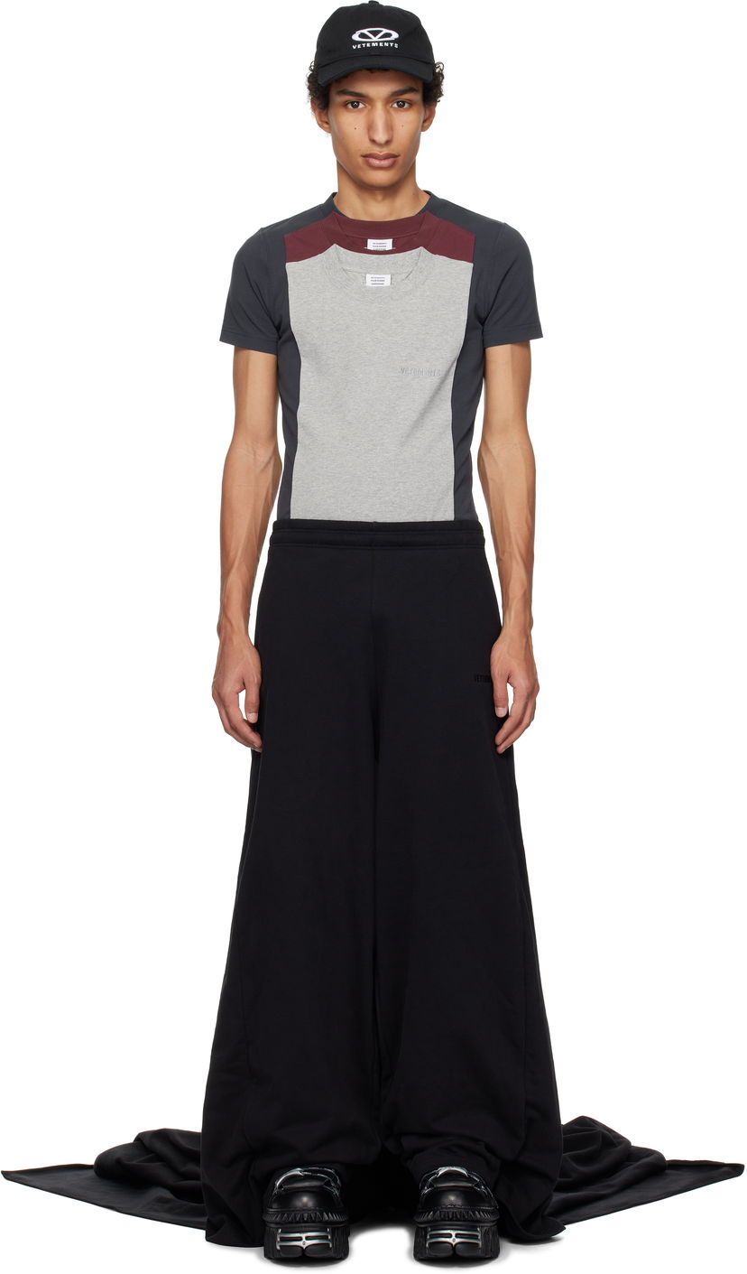 T-paita VETEMENTS Vetements Runway Train Sweatpants Harmaa | UA66SP640B