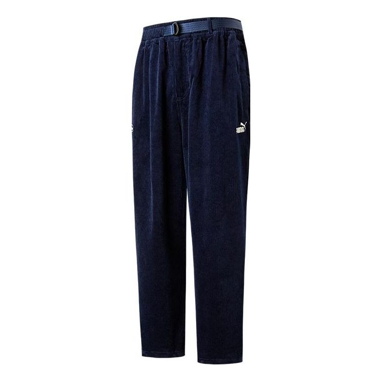 Housut Puma Puma x Butter Goods Corduroy Relaxed Fit Track Pants Tummansininen | 532437-06