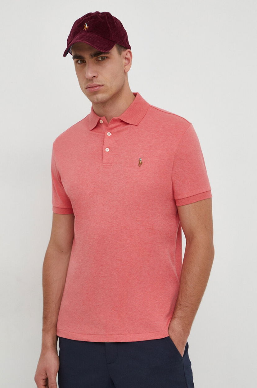 Poolopaita Polo by Ralph Lauren Ralph Lauren Polo Shirt Vaaleanpunainen | 710704319