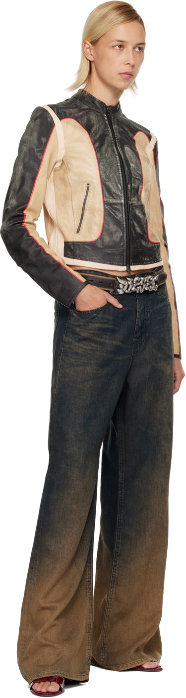 Takki Diesel L-Oonie Leather Jacket Monivärinen | A19382 0DEBV, 3