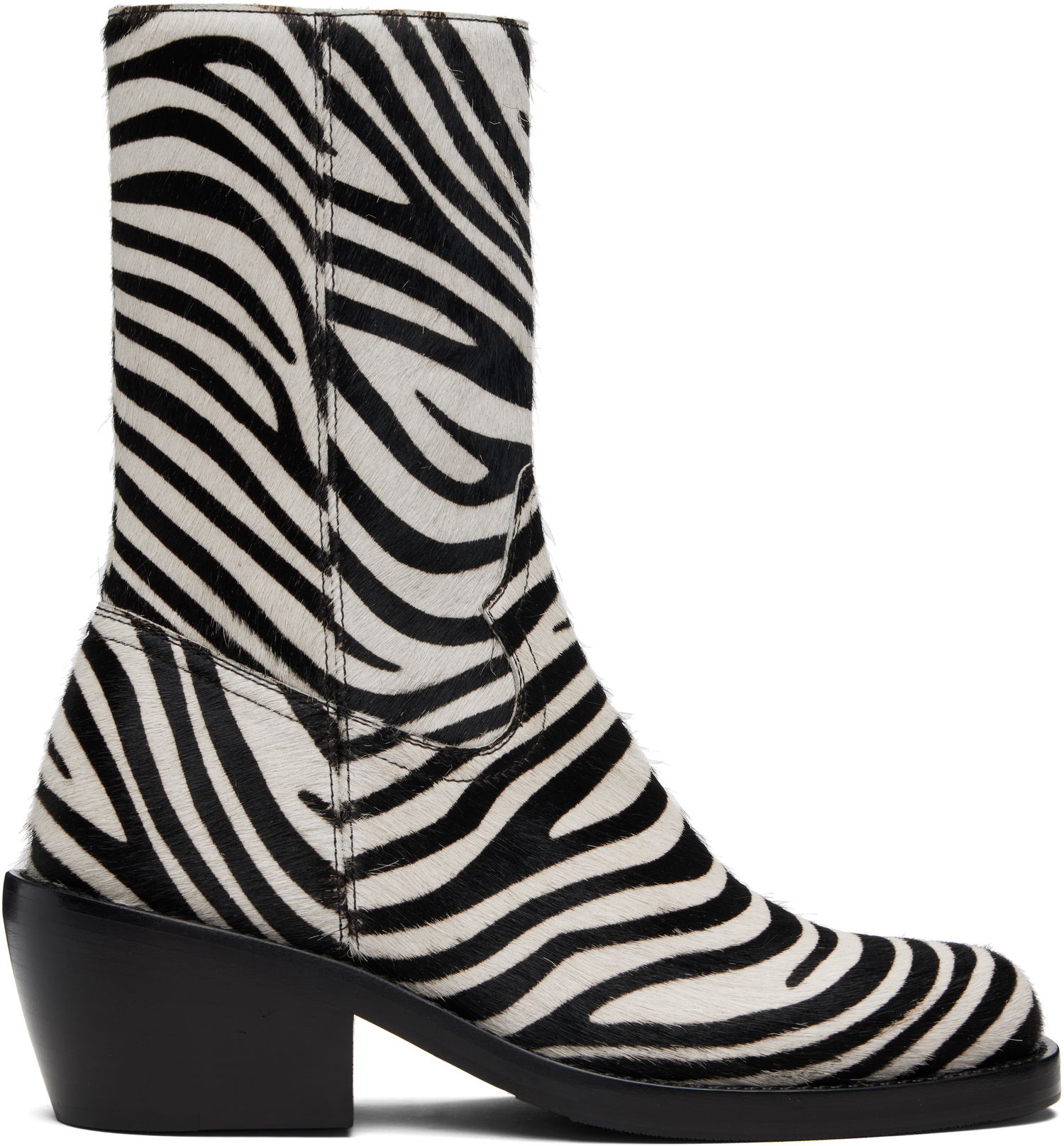 Tennarit ja kengät Dries Van Noten Dries Van Noten Zip Zebra Print Haircalf Boots Monivärinen | 252-021707-302, 0