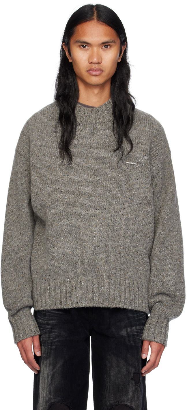 Villapaita We11done Chunky Knit Sweater Harmaa | WD-KT2-24-626-U-DG