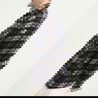 Paita Moncler Zip Check Overshirt, Size Large Monivärinen | 2F000-19-89B55-F90, 5