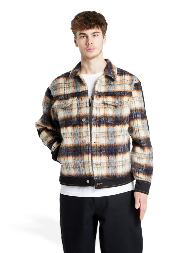 Takki Pleasures Mental Trucker Jacket Vaaleanpunainen | P23W027 BLACK