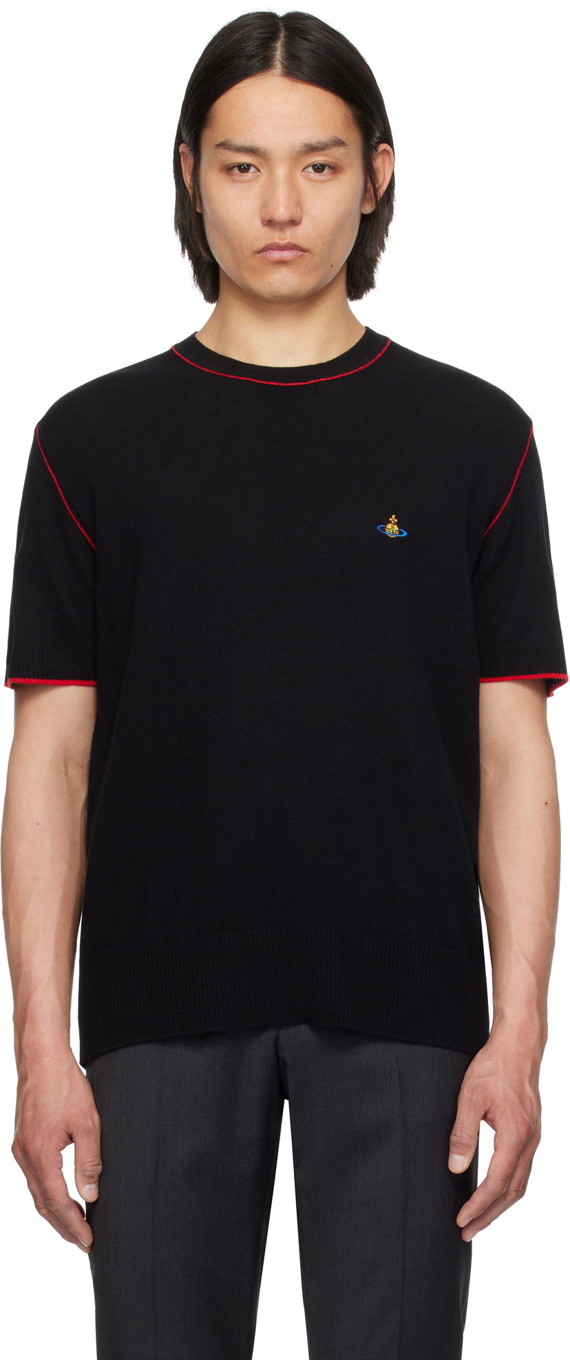 Villapaita Vivienne Westwood Vivienne Westwood Alex T-Shirt Musta | 27010013-Y0037-