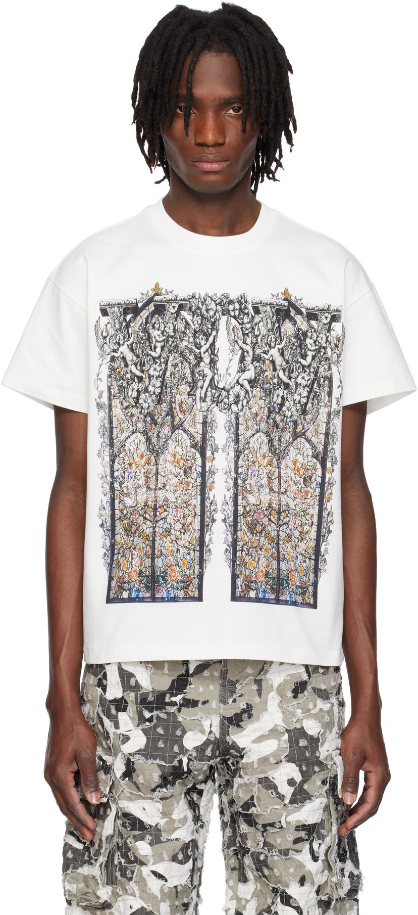 T-paita Who Decides War Who Decides War Ignatius Graphic Short Sleeve T-Shirt Valkoinen | 1110280001SS25