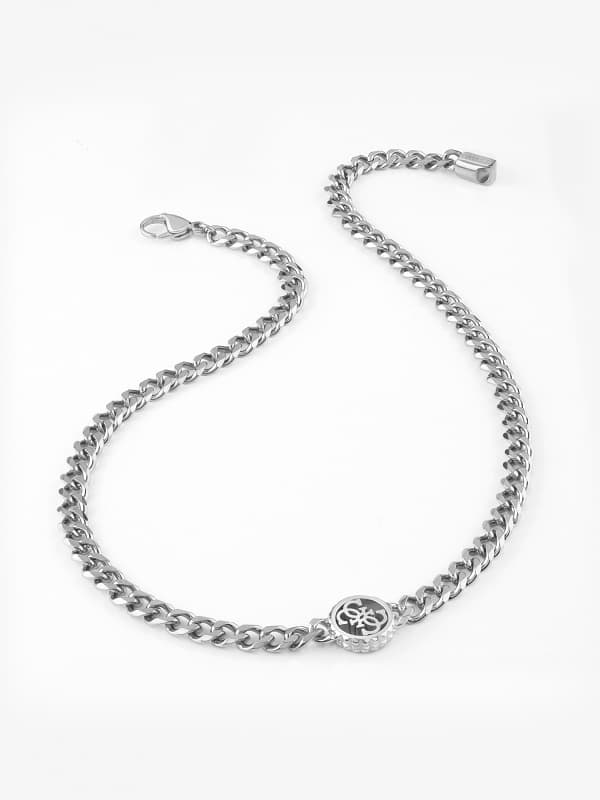 Kaulakoru GUESS "Log-In" Necklace Metallinen | JUMN02100JW, 0