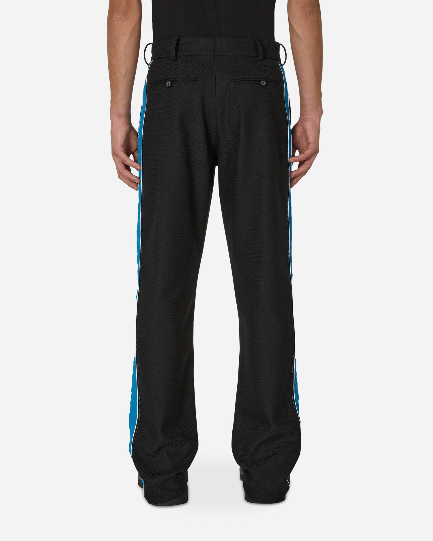 Housut Ahluwalia Priya Trousers Musta | M-AHLU-TR001-SS23-FA109  BK, 1