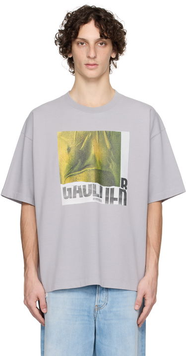T-paita Jean Paul Gaultier Jean Paul Gaultier Oversized Printed T-Shirt Harmaa | 25/03-W-TO293-J001-134812, 0