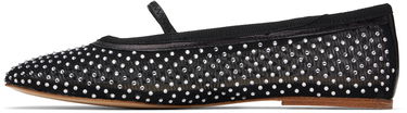 Mekko A.P.C. A.P.C. Swan Crystal-Embellished Ballerina Flats Musta | PAAGG-F53295, 2