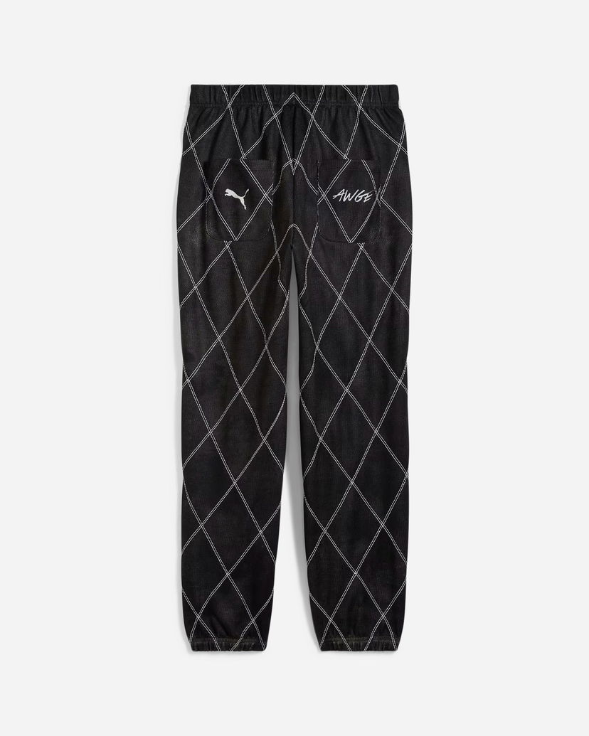 Verryttelyhousut Puma A$AP Rocky Quilted Sweatpants Musta | 631124-01